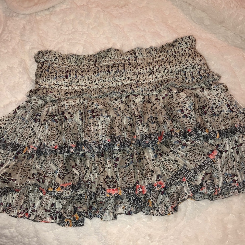 ISABEL MARANT SILK  RUFFLE MINI /CAMILIA  FRANKS